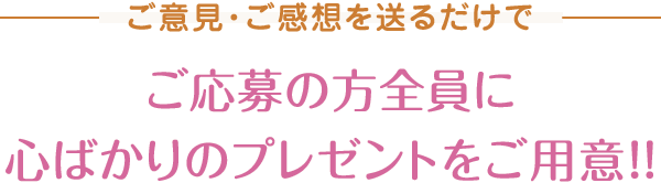 ���ӌ��E�����z�𑗂邾���ŁA������̕��S���ɐS�΂���̃v���[���g�����p�ӁI�I